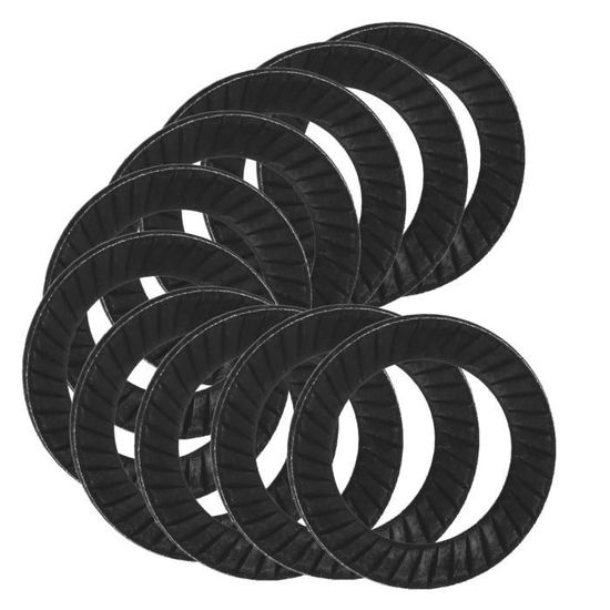 SOURCING MAP Rondelle Nylon Plate M3 13mm OD 3mm ID 0.9mm Épaisseur