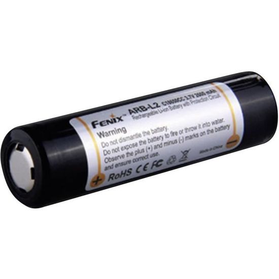 Pile rechargeable spéciale - FENIX - ARB-L2 - Li-Ion 3.6V 2600mAh - 1pc(s)