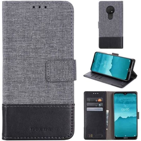 Sucnakp Nokia 6.2 Case,Nokia 7.2 Case Heavy Duty Shock Absorption Phone Cases Impact Resistant Protective Cover For Nokia 6.2 Army Green
