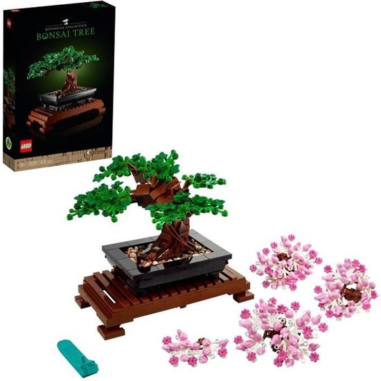 LEGO® Icons 10281 Bonsaï, Construction, Fleurs Décoratives, Kit Bonsaï, Plantes et Arbre, LEGO Botanical Collection, pour Adultes