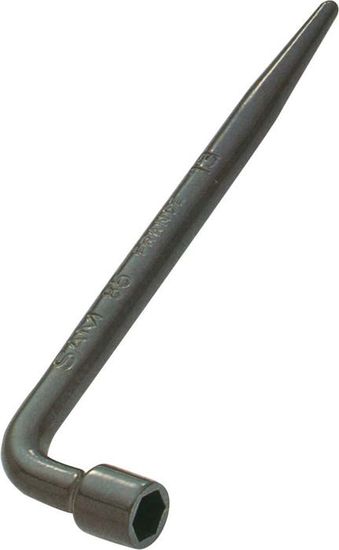 Clé à pipe débouchée 16 mm, 12/6 pans, Chrome vanadium - PRCLEPIP16/B -  Ribitech
