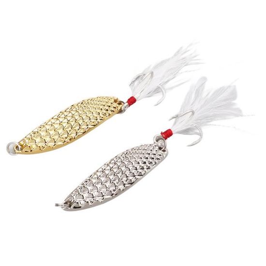 Appâts rotatifs leurres de pêche Micro leurres paillettes leurre Pesca leurres oscillants appâts durs artificiels