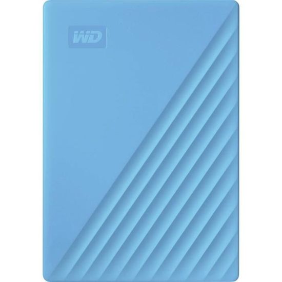 Disque dur externe - WESTERN DIGITAL - My Passport™ - 2To - USB 3.2 Gen 1 - Bleu