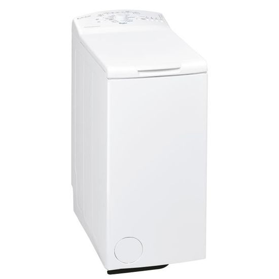 Lave-linge top WHIRLPOOL AWE6560 - 6 kg - Classe A+ - 1000 tours/min - Blanc