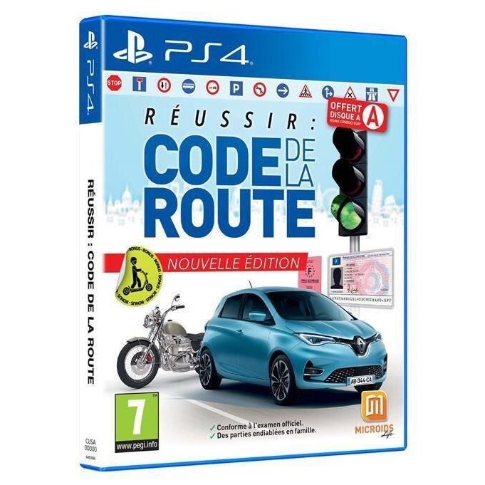 Réussir : Code de la route - Nouvelle Édition Jeu PS4 Réussir : Code de la route - Nouvelle Édition Jeu PS4
