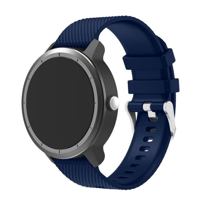 bracelet de montre vendu seul Sangle de bande de Wirst Sport de remplacement en silicone souple pour Garmin Vivoactive 3