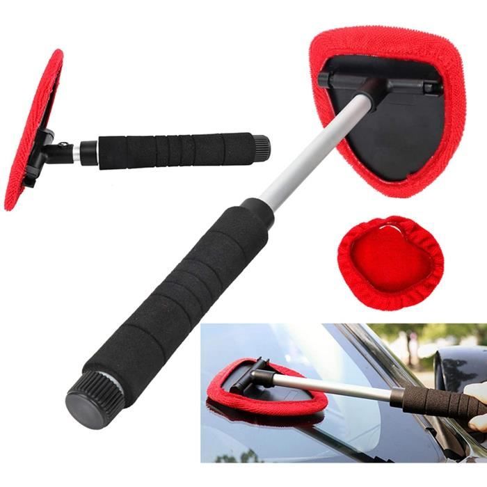 Brosse de Nettoyage de Voiture, Brosse de fenêtre Extensible de Microfibre de Brosse de Nettoyage de Pare-Brise