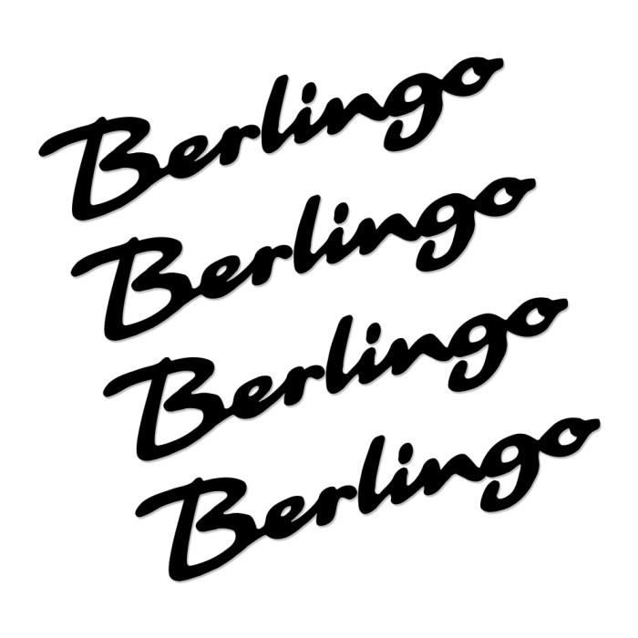 For Berlingo Black -Autocollants pour roues de voiture, 4 pièces, pour citroën C1 C2 C3 C4 C4L C5 C6 C8 VTS Xsara c cruiser Berlingo