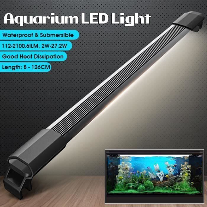Lampe Aquarium Barre Submersible LED Pour Poisson Etanche DF-16 SA72986