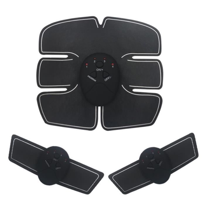 CEINTURE D'ELECTROSTIMULATION,Corps minceur Shaper Machine dizaines électronique abdominaux Fitness accessoires EMS - Type WHITE
