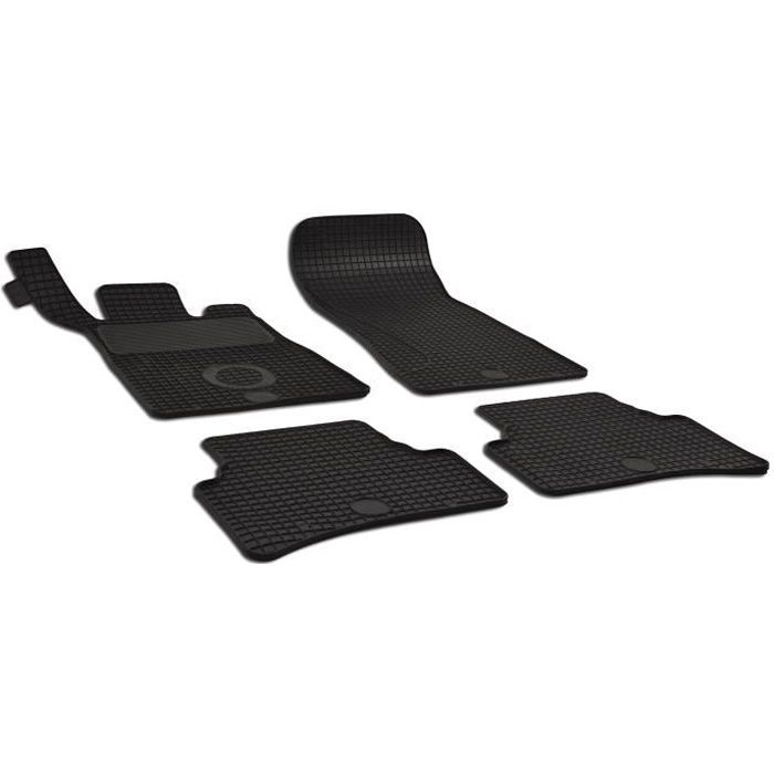 Tapis de sol en caoutchouc - Mercedes Classe C W203 2000-2007 - sur mesure