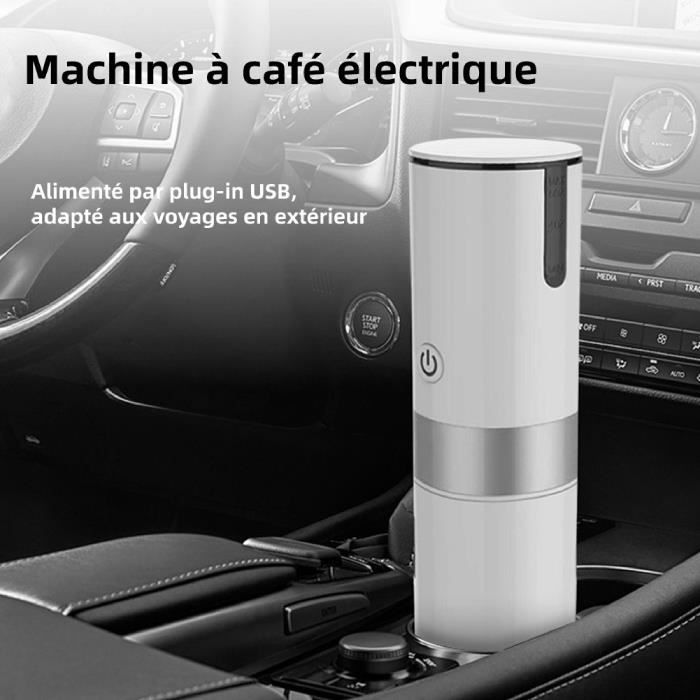 Mini machine à café électrique portable ménagère Machine à café USB Blanc HB013