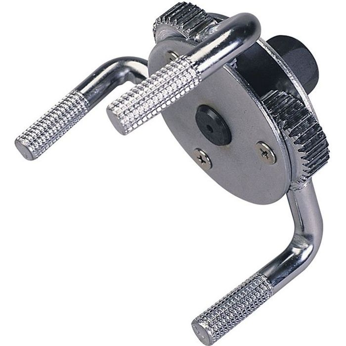 AUTOBEST Clé Filtre à Huile Auto-réglable, 70 à 130 mm, Carré 1/2