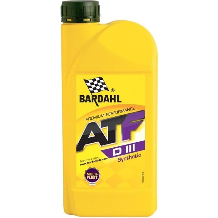 BARDAHL Huile boites automatiques ATF III - Bidon de 1 L