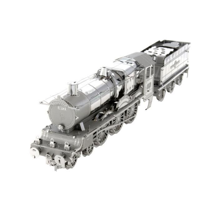 Metal Earth Fascinations, Harry Potter Hogwarts Express Train 3D puzzle en métal, miniature découpée au Laser