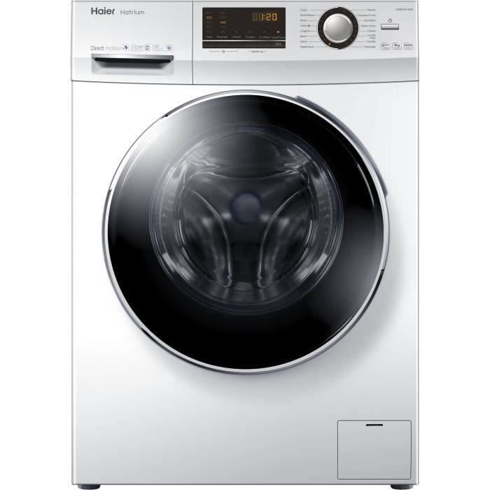 Lave-linge hublot BRANDT BWF5Q2YCW - 12 kg - Moteur induction - 1400  tours/min - Blanc - Cdiscount Electroménager