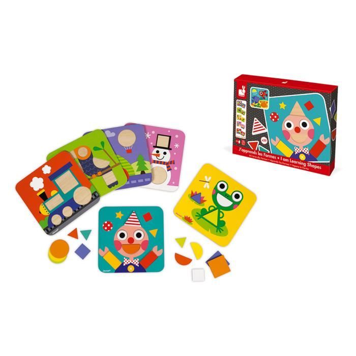 JANOD - J'apprends les Formes (bois) - Dès 2 Ans