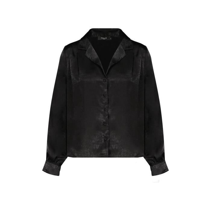 DEELUXE Chemisier satiné LORA Black