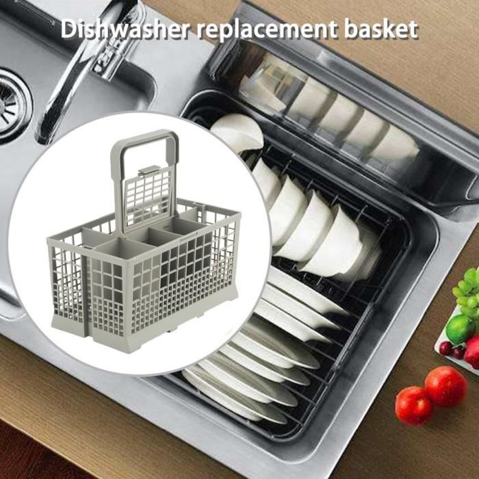 Partie polyvalente universelle lave-vaisselle Boîte rangement panier remplacement couverts Accessoire #77