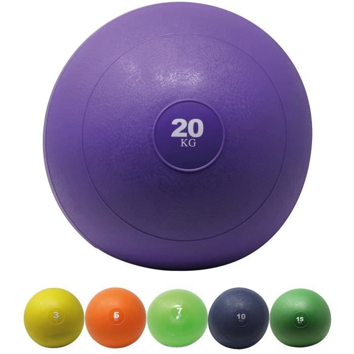 Slamball I Medicine Ball 3 - 20 kg I Slam Ball différentes couleurs Poids: 20 kg