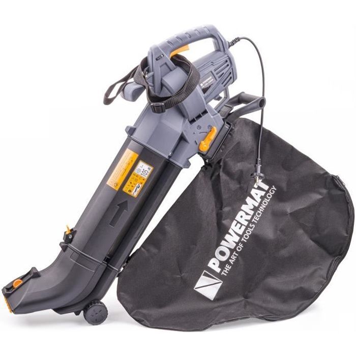 Aspirateur souffleur broyeur de feuilles électrique 3 en 1 3550 W