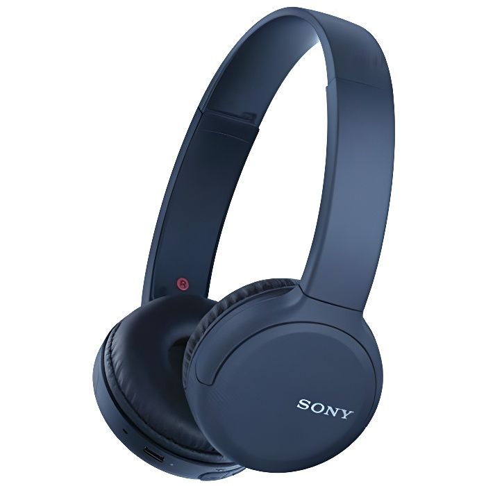 Sony WH-CH510 Casque Sans Fil Bluetooth avec micro intégré et appels mains libres - Bleu