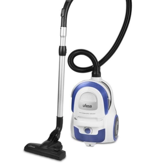 Ufesa AP5150 – Aspirateur sans Sac, Filtre HEPA avec Technologie Aqua Filter, Régulateur de Puissance, Roues en Caoutchouc