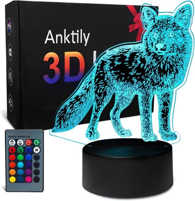 Veilleuse Ours En Peluche 3D - 16 Couleurs, Télécommande, Parfaite Pour Chambre D'enfant Ou Cadeau