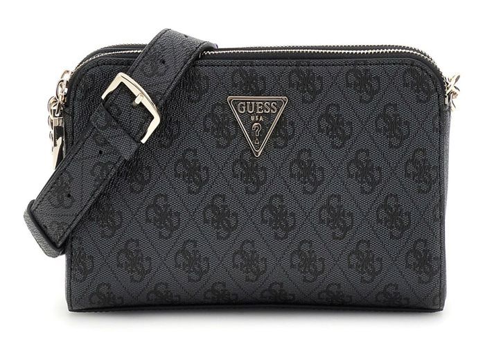 Sac Bandoulière Guess Certosa Saffiano Eco Crossbody - Noir, Neuf Avec Étiquettes, Homme