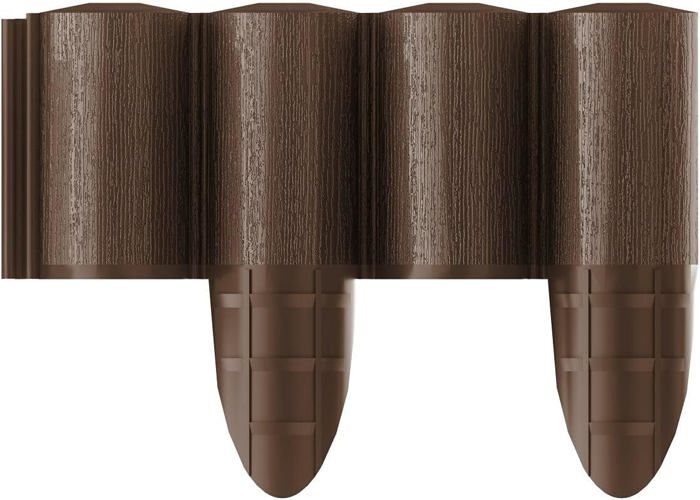 Palissade De Jardin Cellfast Standard Rouge Brique - Hauteur 25,5 Cm, Longueur 2,3 M - Résistante Aux UV Et Au Gel