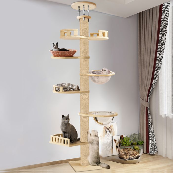 Arbre à chat BIPLUT - Grand arbre à chat intérieur