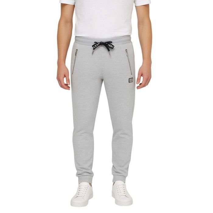 Cerruti 1881 Pantalon de jogging uni Etretat Gris Homme