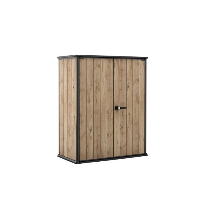 Armoire de jardin High Store+ 1400L - Résine Aspect bois Douglas - KETER Armoire de jardin High Store+ 1400L - Résine Aspect bois Douglas - KETER