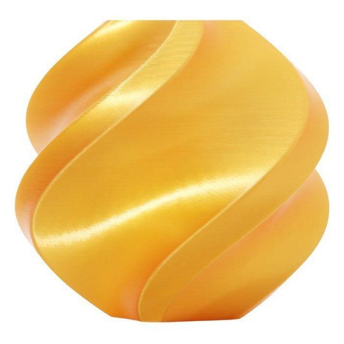 Tete dimpression Bambulab Filament PLA Silk+ Bambu Lab 175 mm 1 kg - inclus avec une bobine réutilisable - Or