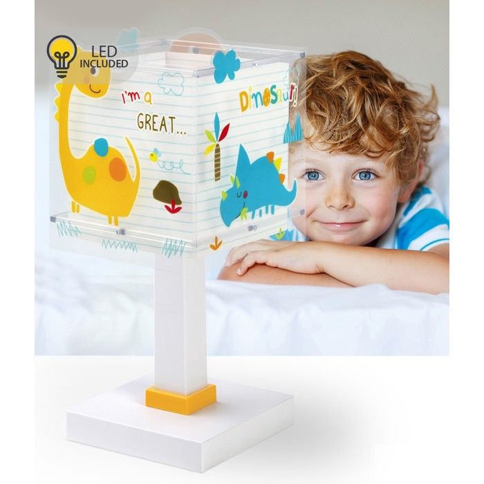 Dalber Lampe de chevet LED night light pour enfants Dinos Dinosaures enfants
