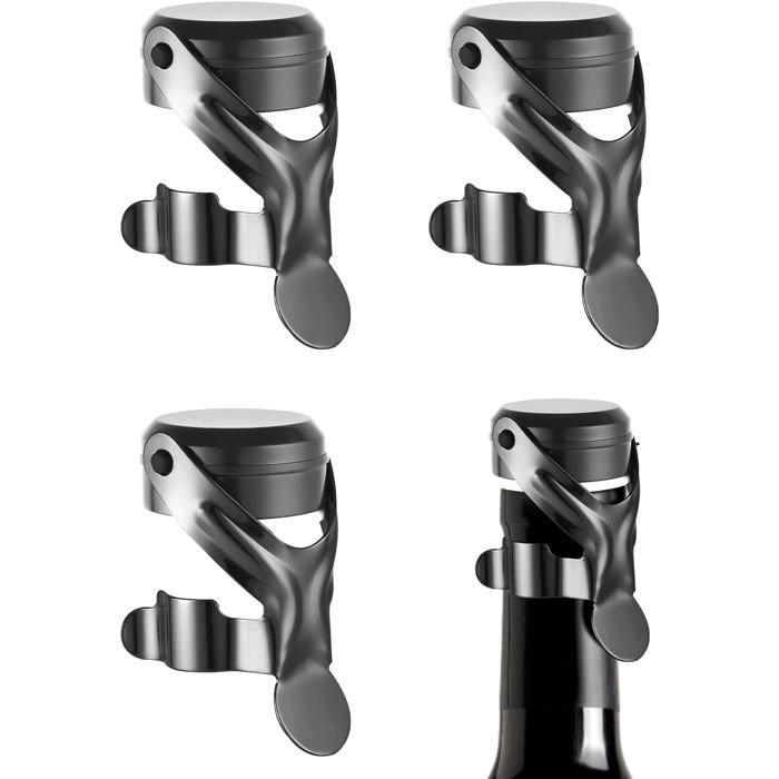Bouchon de champagne - MXZZAND - Acier inoxydable - Silicone - Argent Bouchon de champagne - MXZZAND - Acier inoxydable - Silicone - Argent