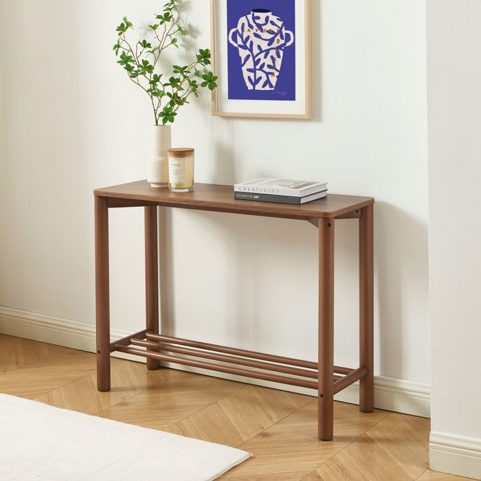 Console LYA effet noyer 100cm - Bois