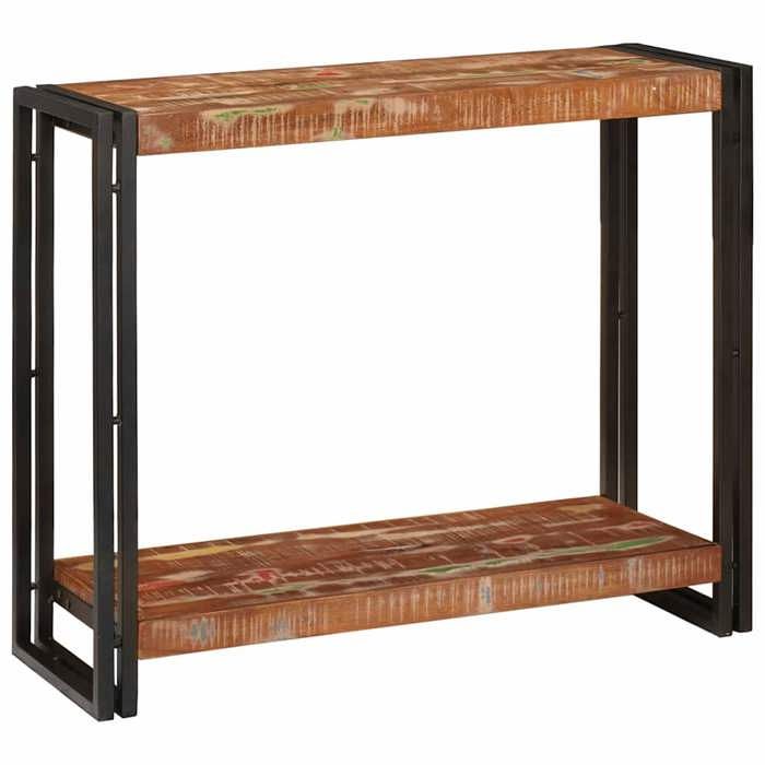 Autre Table console - CLARENCE - Meuble couloir - 90x33x75 cm - bois de récupération massif CC600