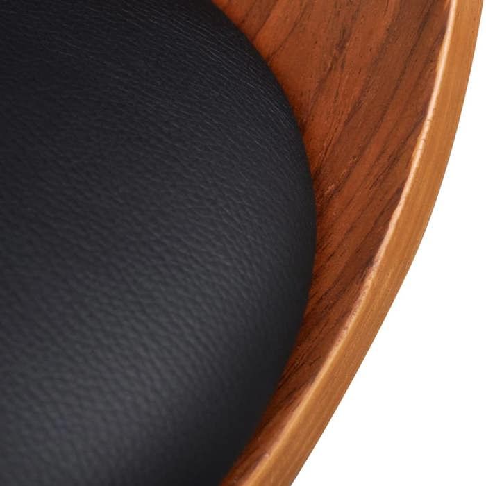 Chaise de cuisine Noir - Montage simple - SHIELDPRO® Chaise à manger Scandinave Pour salon bois courbé et similicuir 9620934