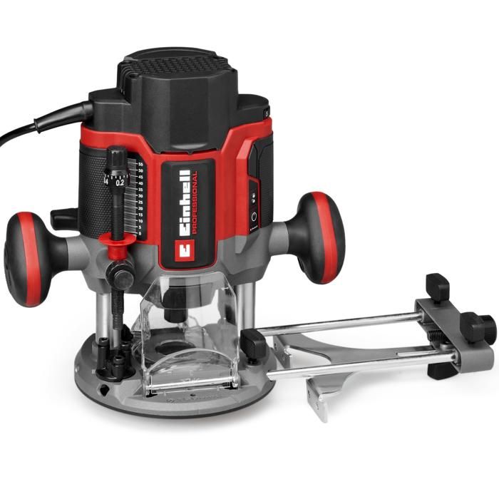 Einhell Professional Défonceuse TP RO 1400 E hauteur de course 55 mm avec guide parallèle pointe de compas - vue 9
