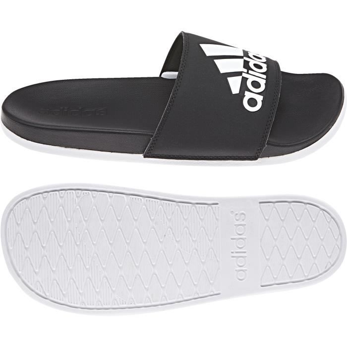 Men's adidas adilette cloudfoam plus slide sandals discount