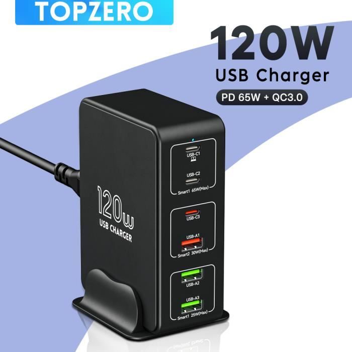 Targus USB-C 100W PD Charger - Chargeur PC portable - Garantie 3