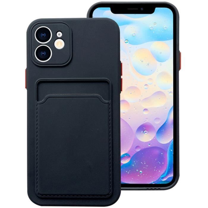 Coque IPhone 16e Transparente TPU Silicone - Souple Avec Porte-cartes - Neuf Emballé