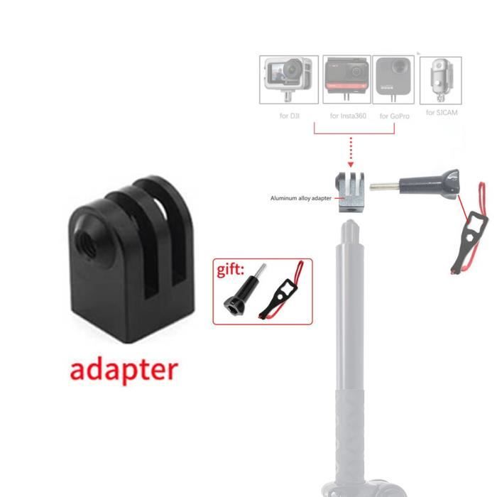 Clip de support de montage de Base de guidon de vélo de moto pour Insta360 X5 X4 X3 GoPro 12 11 DJI Action 4 3 bâton de Selfie étendu de 1.5m 44 Clip de support de montage de Base de guidon de vélo de moto pour Insta360 X5 X4 X3 GoPro 12 11 DJI Action 4 3 bâton de Selfie étendu de 1.5m 44