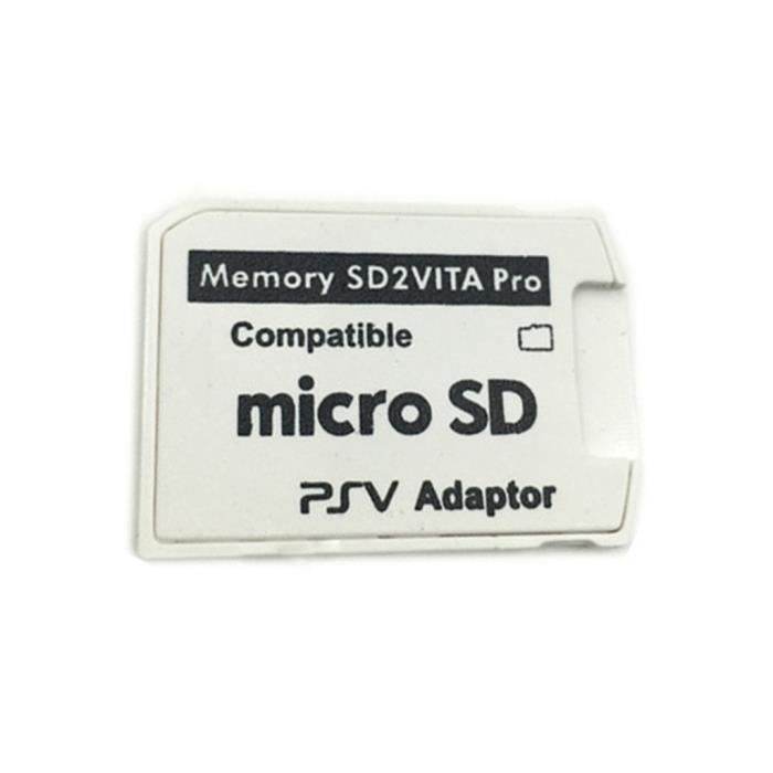 5.0 SD2 micro SD SDVita PSVSD carte mémoire adaptateur pour système PS Vita Game Card1000 / 2000 3.60