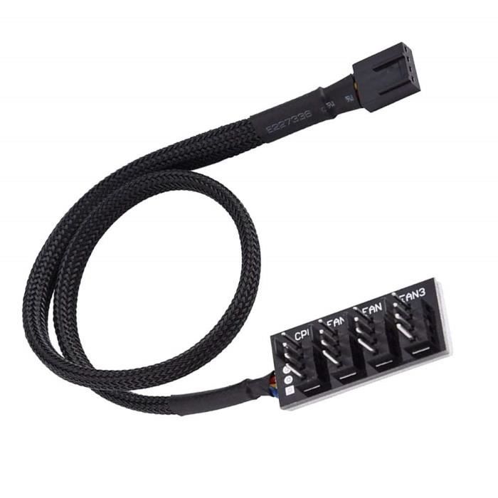 Hub Ventilateur ARGB PWM – Contrôleur De Refroidissement ABS
