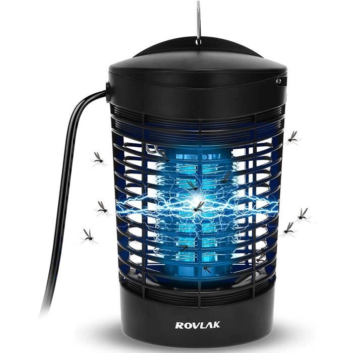 Piège à Mouches UV - 2 Lampes + 10 Stickers Adhésifs - Anti Moustiques Sans Produit Chimique - 20 M²