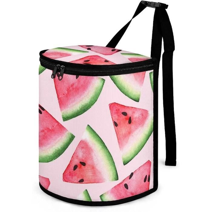 Sac Poubelle De Voiture, Poubelle De Voiture à Motif Pastèque Fruitée, Poubelle De Voiture