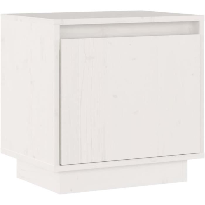 HD6296 Table de Chevet Armoire Grise 3 Tiroirs en Bois Décor de Chambre à Coucher, 38 x 55 x 38