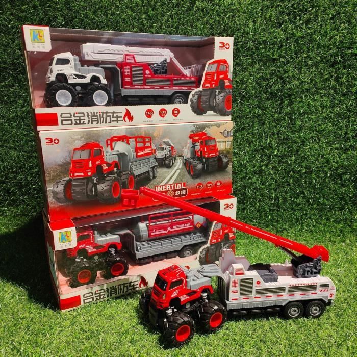 Cadeau Garçon Motricité SKIKHN Lot De 3 Pelle Jouet Véhicules Chantier – Pelleteuse, Bulldozer, Camion Benne – Dès 3 Ans